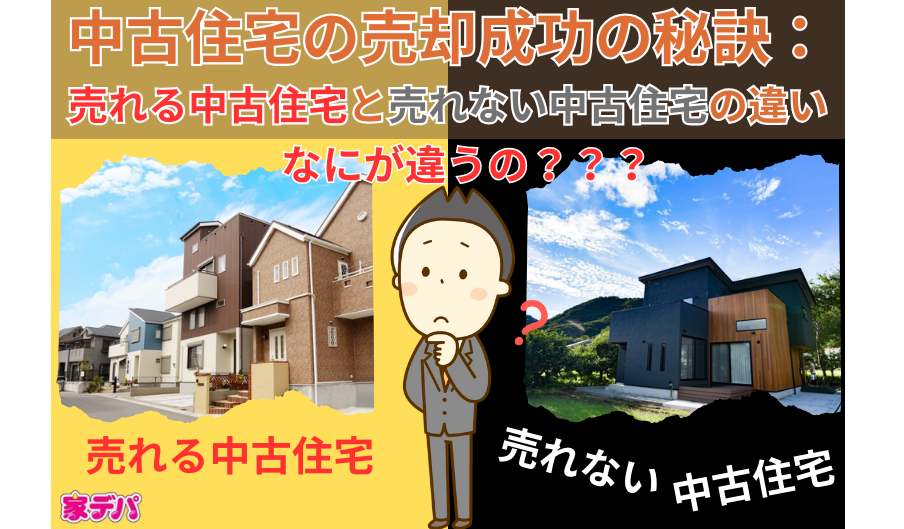 中古住宅の売却成功の秘訣：売れる中古住宅と売れない中古住宅の違い